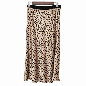 Leopard Print Maxi Skirt Serra Size M.MSRP -$45